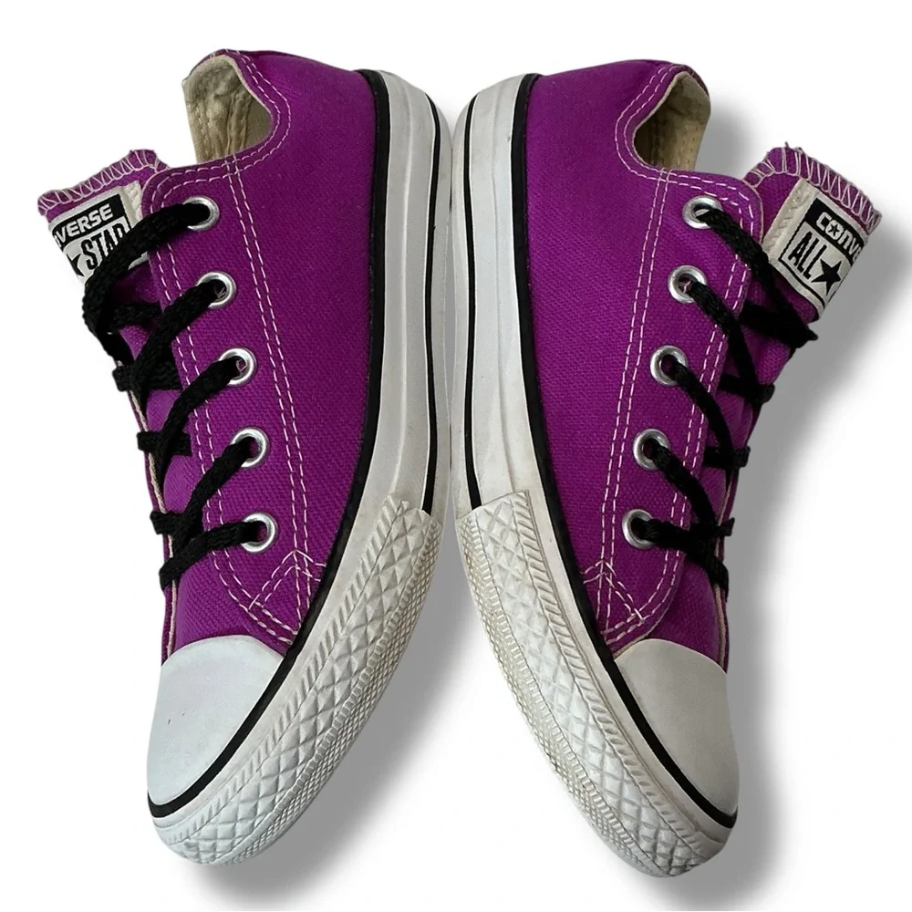 Converse Violet Canvas Sneakers US Youths Size 13